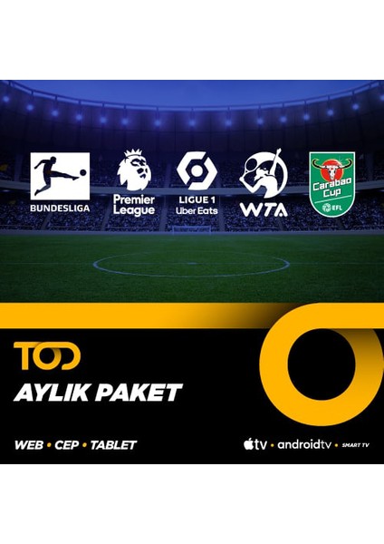 1 Aylık Spor Extra+ Paketi - (Web + Cep + Tablet + Smart TV)