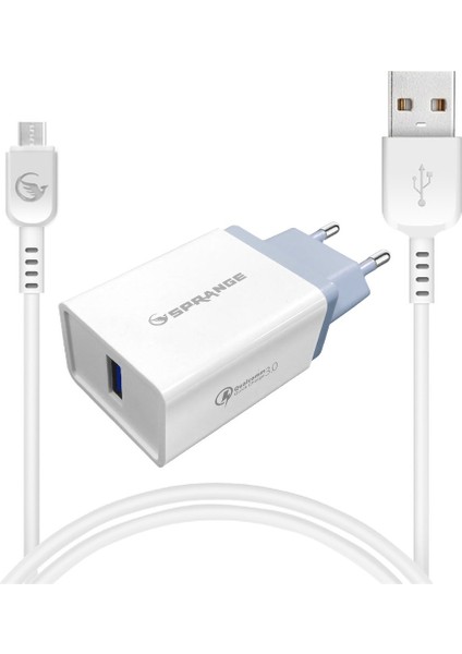 Usb-Mikro Beyaz Şarj Aleti Seti 23W (M-30) modelleri