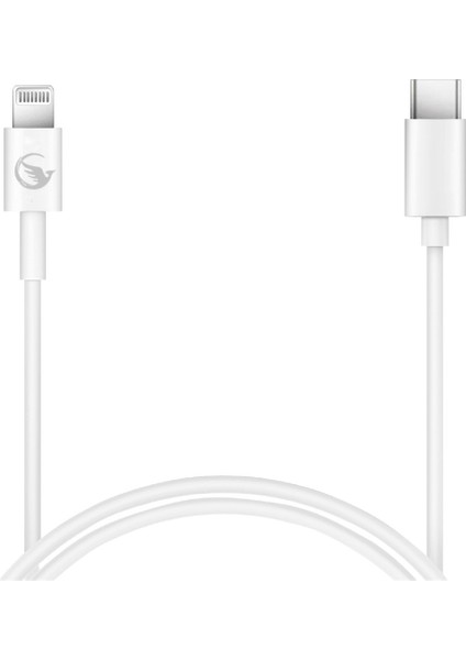 Type-C-Lightning Beyaz Şarj Aleti Seti 23W (P-L18)