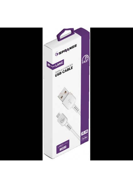 1.2m Mikro Uçlu Şarj Kablosu (M-Lanz) fiyatları