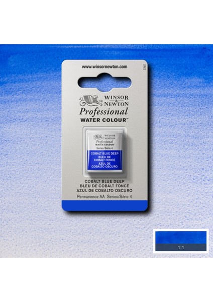Professional Sulu Boya Yarım Tablet Cobalt Blue Deep 180 S.4