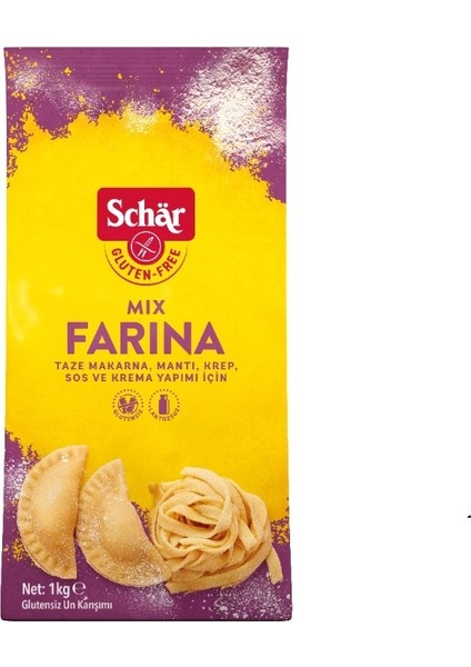 3'lü Glutensiz Un Seti Mix B-Mix C-Farina 3 x 1 kg