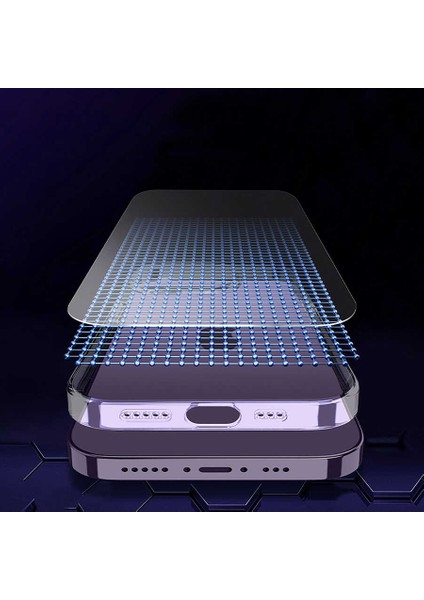 Apple iPhone 14 Pro Max Kılıf Magsafe Şarj Özellikli Kamera Korumalı Sert PC Fuya Kapak Mor
