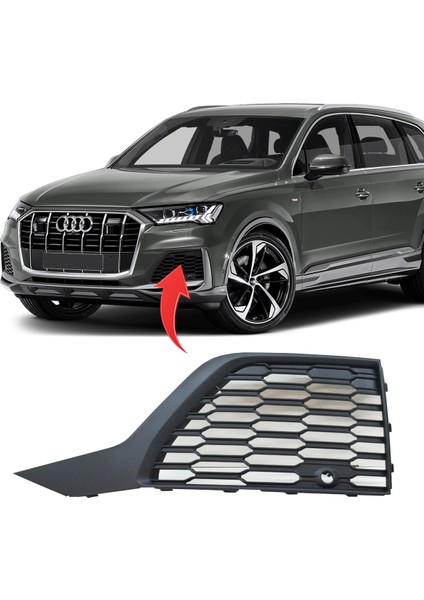 Audi Q7 S-Line Tampon Kapağı Ön Sol 2016-2020 4M0890681A