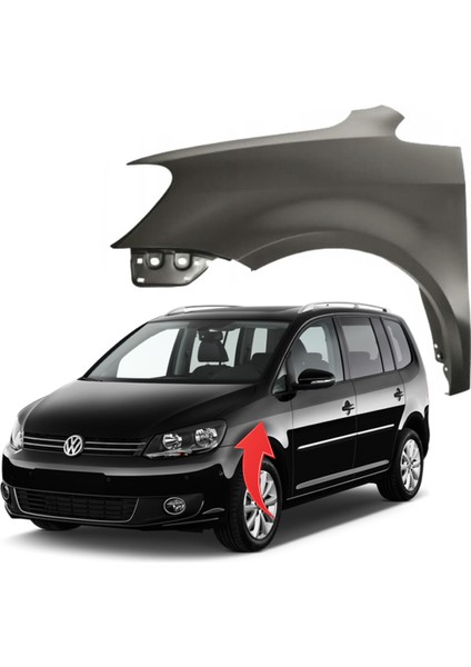 Vw Touran 2011-2015 Sol Ön Çamurluk 1T0821021D