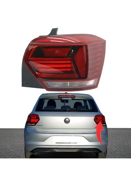 Vw Polo Sağ Stop Ledsiz 2018 Sonrası 2G0945096B