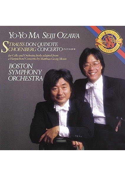 Yo-Yo Ma, Seiji Ozawa, Boston Symphony Orchestra – Strauss Don Quixote / Schoenberg Concerto In D Major CD