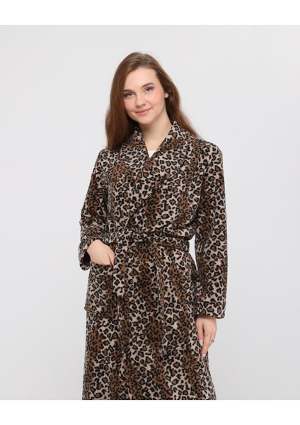 Uzun Şal Yaka Polar Sabahlık 226 fiyatları