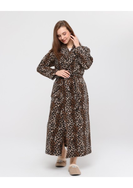 Uzun Şal Yaka Polar Sabahlık 226 modelleri