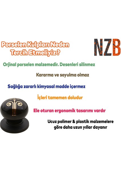 Lüks Porselen Düğme Mobilya Çekmece Dolap Kapak Kulpu Kulbu Siyah indirimleri