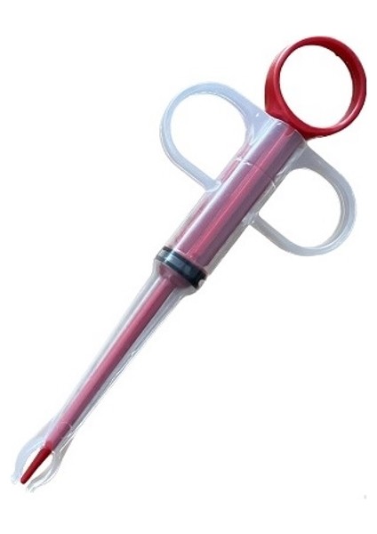 Kedi Köpek Hap Yutturma Enjektörü. Kıskaç Uçlu