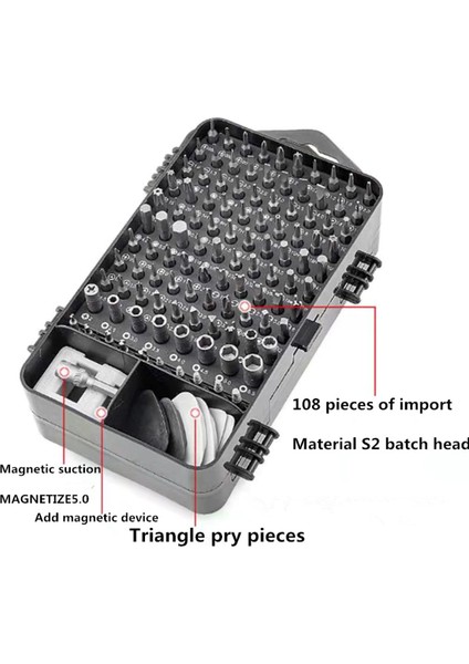 Çok Fonksiyonlu 115 In 1 Set Tornavida Seti modelleri