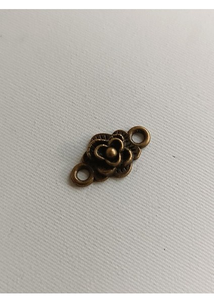 Gül Metal Çinko Alaşım Kolye Ucu 18X3MM 10 Adet