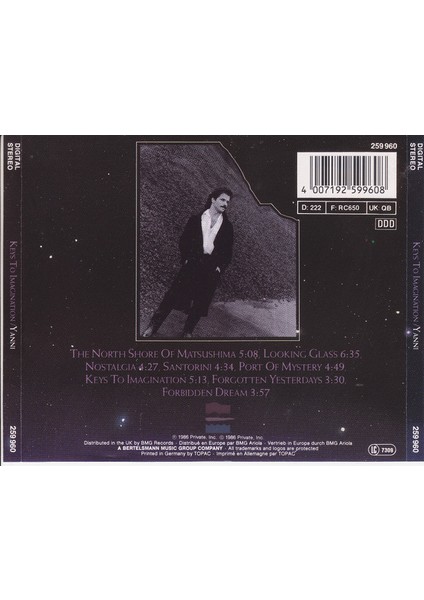 Yanni – Keys To Imagination CD fiyatları