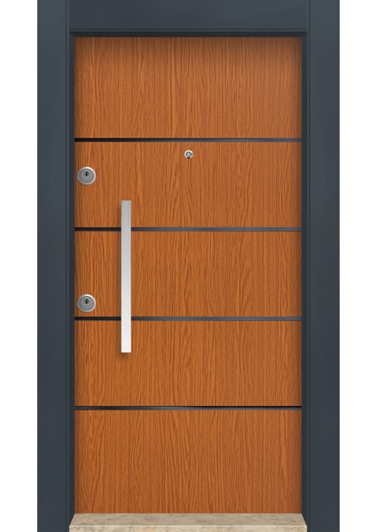 MN-6015 Dış Iklim Kapısı Yağmur'a ve Güneşe Dayanıklı Çelik Kapı