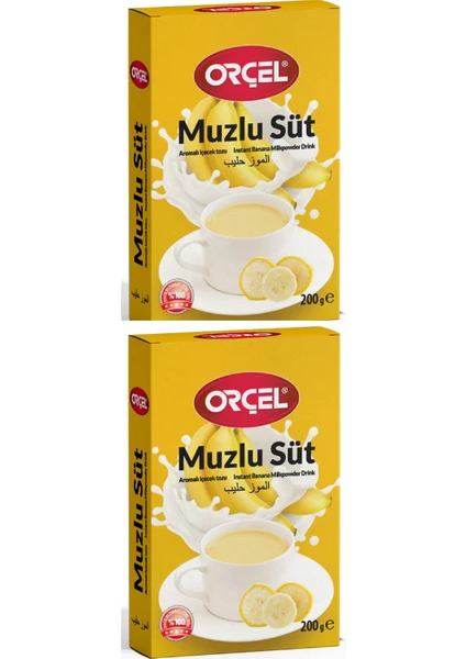 Muzlu Süt Aromalı İçecek Tozu Oralet Çay 2 x 200 gr