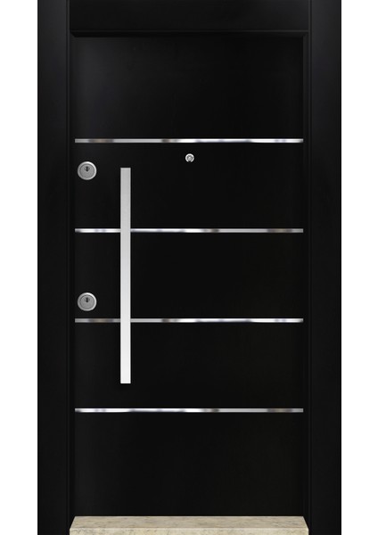 MN-6019 Dış Iklim Kapısı Yağmur'a ve Güneşe Dayanıklı Çelik Kapı