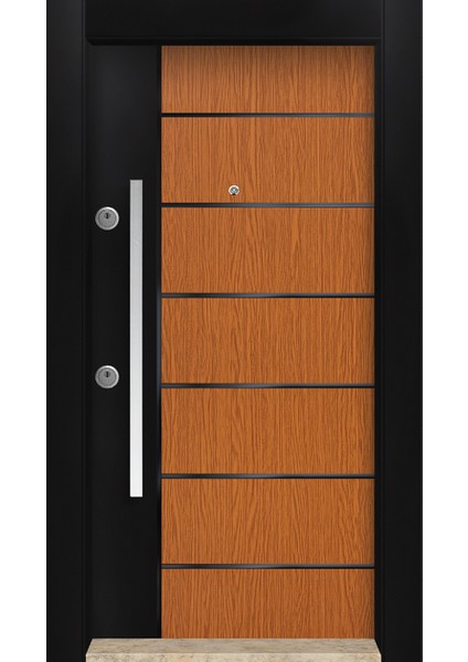 MN-6021 Dış Iklim Kapısı Yağmur'a ve Güneşe Dayanıklı Çelik Kapı