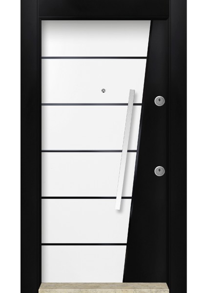 MN-6024 Dış Iklim Kapısı Yağmur'a ve Güneşe Dayanıklı Çelik Kapı