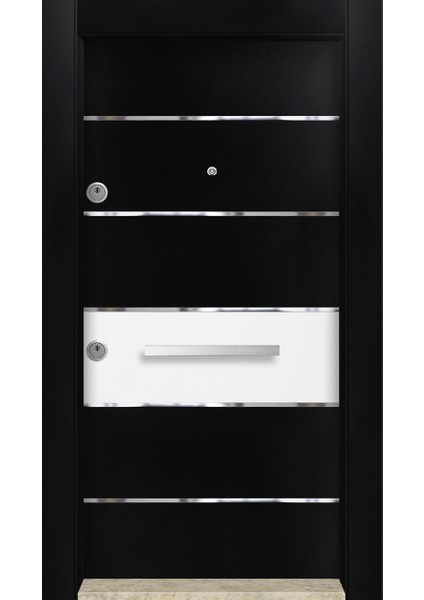 MN-6023 Dış Iklim Kapısı Yağmur'a ve Güneşe Dayanıklı Çelik Kapı