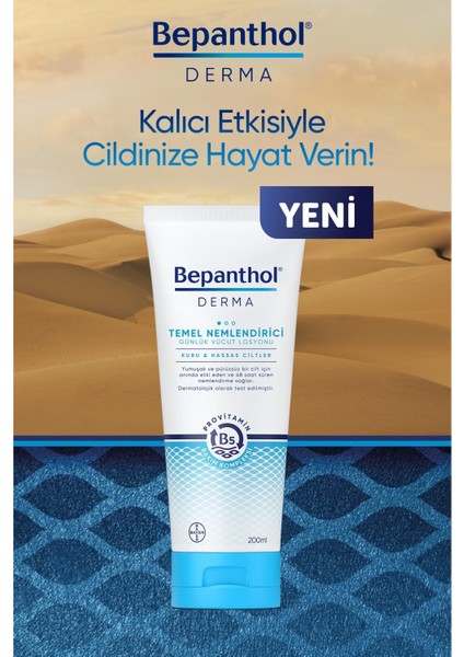 Bepanthol Derma Temel Nemlendirici Günlük Vücut Losyonu 200ML