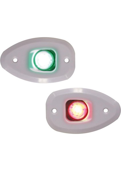 Mıcro LED 12 Iskelesancak 112.5° Feneri,yüzey Mon., Set, Beyaz Göv.,delikli