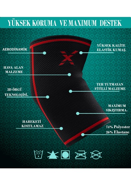 Fitness Bilek Bandajı, Wraps,wrist Wraps + Fitness Dirseklik, Antrenman Dirsekliği