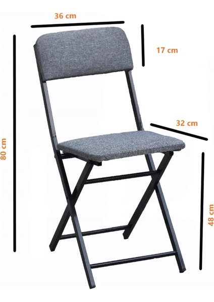 Sandalye 2 Ad Lüks Siyah Deri Bistro