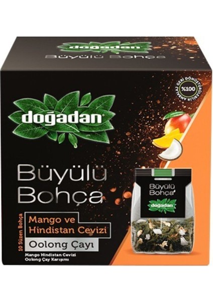 Büyülü Bohça Mango ve Hindistan Cevizi Oolong Çayı + Molped Pure&soft Cilt Dostu Normal 8li
