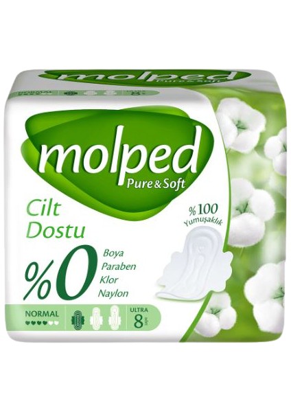 Büyülü Bohça Mango ve Hindistan Cevizi Oolong Çayı + Molped Pure&soft Cilt Dostu Normal 8li