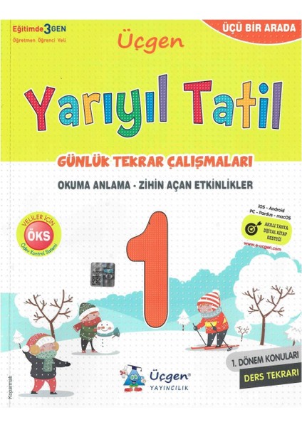 1. Sınıf Yarıyıl Tatil Günlük Tekrar Çalışmaları