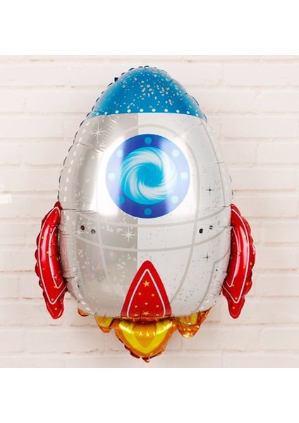 Uzay Astronot Uzay Gemisi Roket Balon Set Yıldız Balon Folyo Set Konsept Doğum Günü Set Yaş Balon modelleri