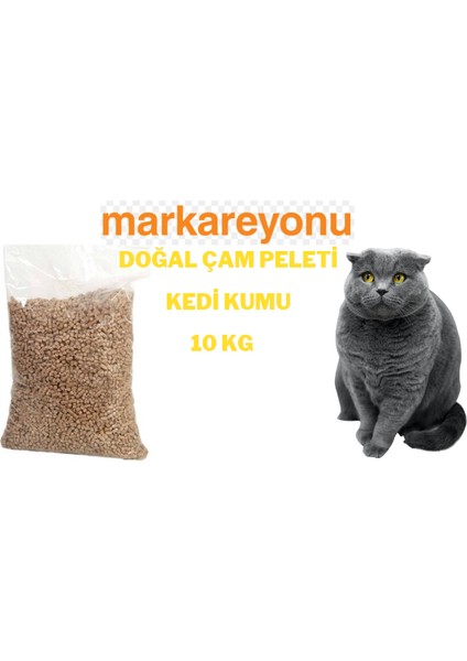 Doğal Çam Peleti Kedi Kumu 10 kg