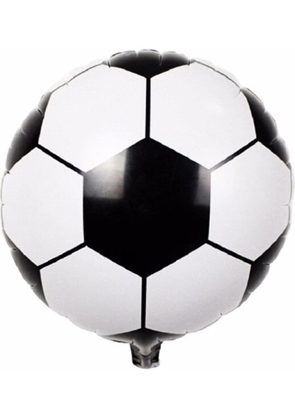 Futbol Topu Maç Balon Set Yıldız Balon Folyo Set Konsept Doğum Günü Set Yaş Balon Set