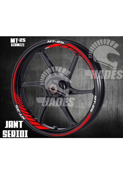 MT25 Jant Şeridi Içli Kırmızı