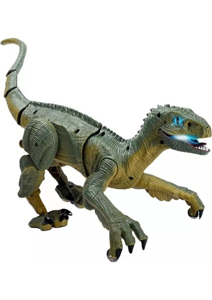 PopŞeker Uzaktan Kumandalı Şarjlı Akıllı Velociraptor Dinozor 2.4ghz. Uzaktan Kumandalı Şarzlı Dinozor