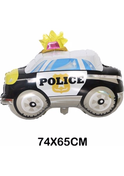 Polis Arabası Yaş Balon Set Balon Folyo Set Konsept Set Yaş Balon Set modelleri
