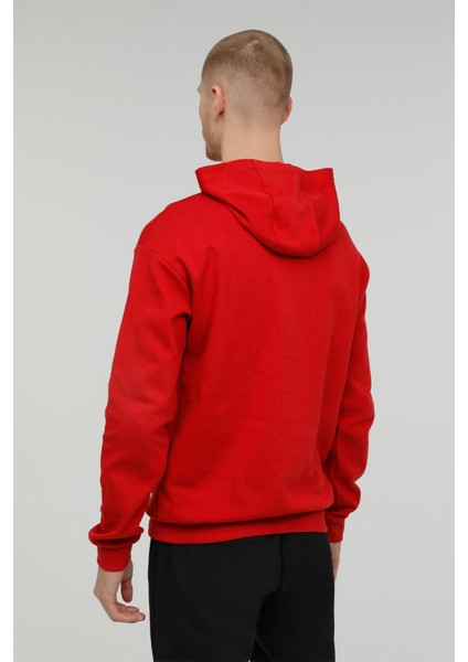M-SD1047 Renato Logo Hood Kırmızı Erkek Sweatshirt fiyatları