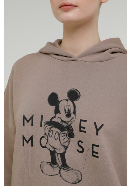 W-GFL32 MICKEY BACK PRINT VIZON Kadın Sweatshirt fırsatları