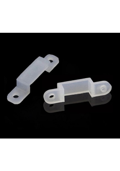 Şerit Led Sabitleme Aparatı 8-10 mm Silikon - 10 Adet