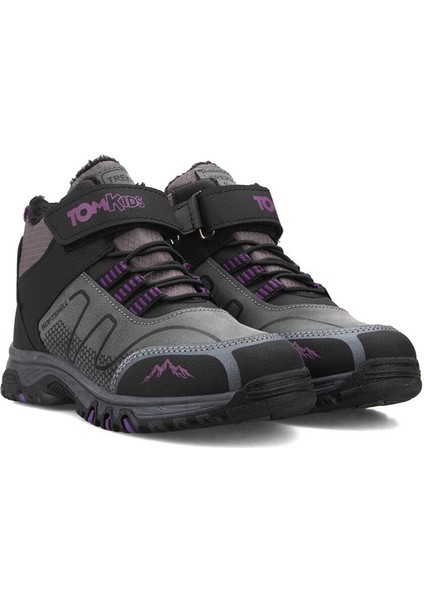 Tomkids Çocuk Botu Siyah Mor 28-35 Numara 1659