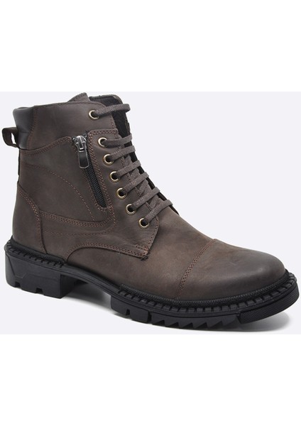 Deri Kahverengi Kışlık Erkek Bot 549700 02