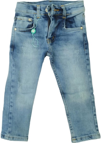 Erkek Çocuk Slim Buz Mavi Kot PANTOLON-2808