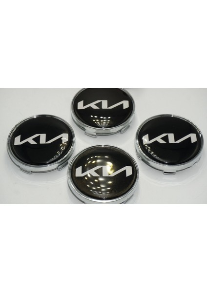 Kia Yeni Nesil Logo Jant Göbeği Kapak Seti 60MM