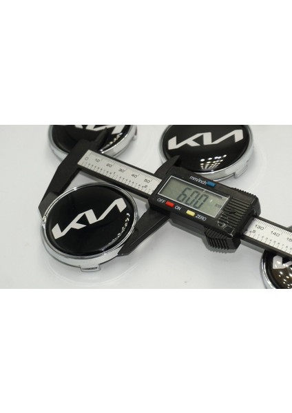 Kia Yeni Nesil Logo Jant Göbeği Kapak Seti 60MM