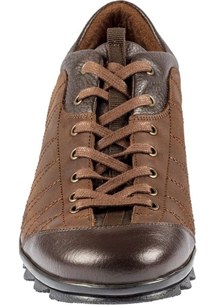 Bağcıklı Kahverengi Kauçuk Taban Erkek Sıcak Astar Kışlık Ayakkabı 3510 553 636 fırsatları