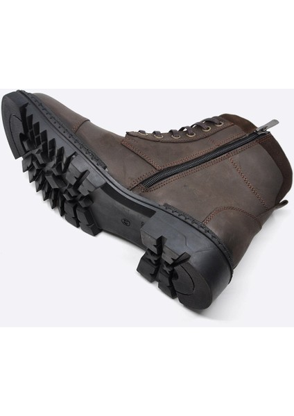 Deri Kahverengi Kışlık Erkek Bot 549760 02 indirimleri