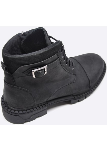 Deri Siyah Kışlık Erkek Bot 549760 01 indirimleri