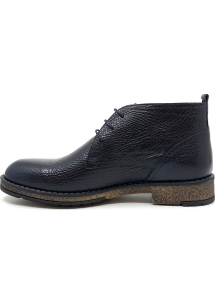 Deri Lacivert Erkek Bot 8584 81 indirimleri