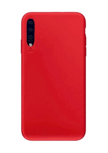 Samsung Galaxy A30S Kırmızı Renk Silikon Kılıf